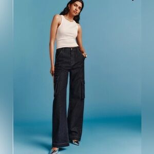 Reformation wilder denim cargo